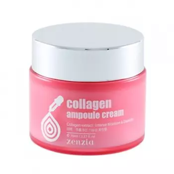 крем для лица с коллагеном zenzia collagen ampoule cream