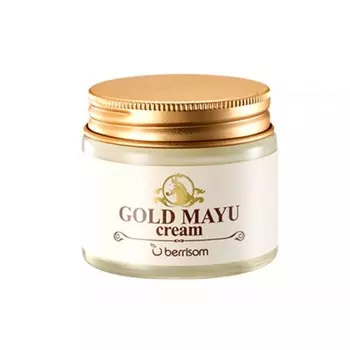 крем для лица с лошадиным жиром berrisom gold mayu cream