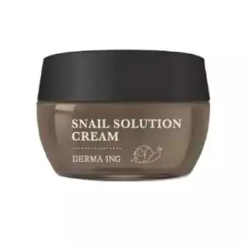 крем для лица с муцином улитки jungnani derma ing snail solution cream