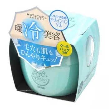 крем для лица с охлаждающим эффектом 3 в 1 sana hot&amp;cool beauty skin sorbet