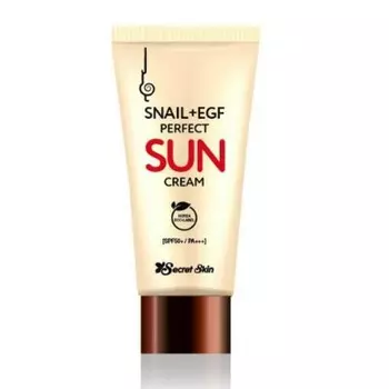 крем для лица солнцезащитный с экстрактом улитки secret skin snail + egf perfect sun cream