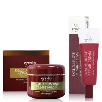 крем для лица улиточный eyenlip snail all in one repair cream