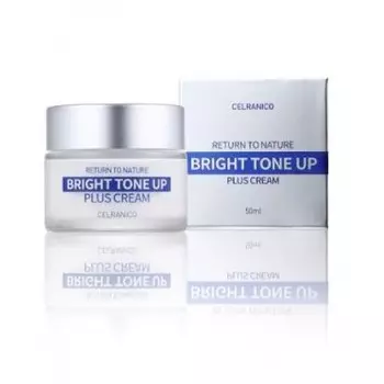 крем для лица улучшающий тон кожи celranico return to nature bright tone up plus cream
