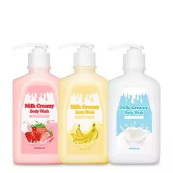 гель для душа berrisom g9 skin milk creamy body wash