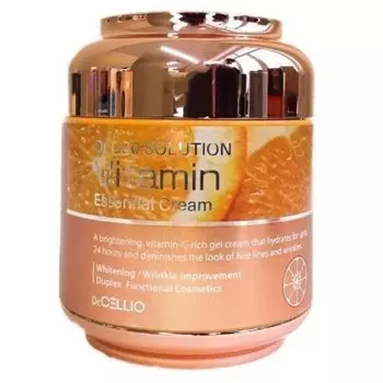 крем для лица витаминный dr.cellio g90 solution vitamin essential cream