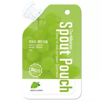 крем для рук увлажняющий с экстрактом винограда dermeiren green grape moisture hand cream