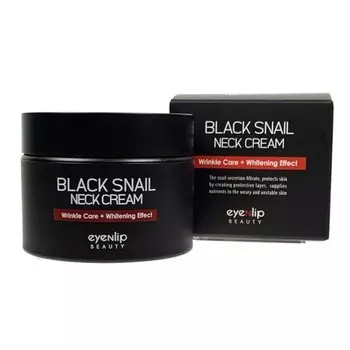 крем для шеи антивозрастной eyenlip black snail neck cream