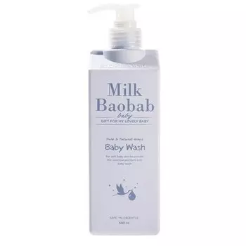 гель для душа (от 2 недель до 5 лет) milkbaobab baby wash all in one