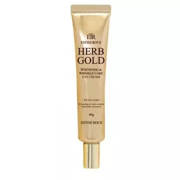 крем для век омолаживающий deoproce estheroce herb gold whitening &amp; wrinkle care eye cream