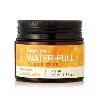 крем интенсивно увлажняющий с витаминами aperire vitality shine water-full vitamin
