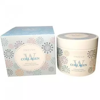 крем массажный осветляющий enough collagen whitening premium cleansing &amp; massage cream