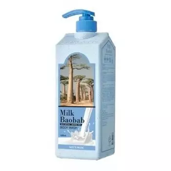 гель для душа с ароматом белого мускуса milkbaobab body wash white musk