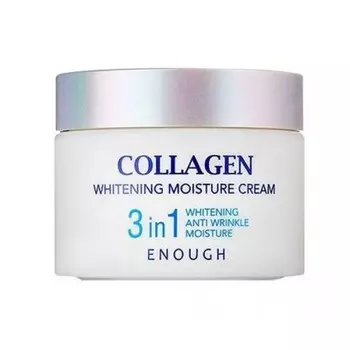 крем осветляющий с коллагеном enough collagen 3 in 1 cream