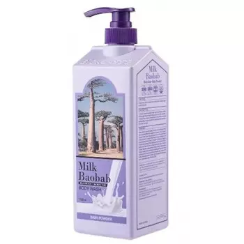 гель для душа с ароматом детской пудры milkbaobab body wash baby powder