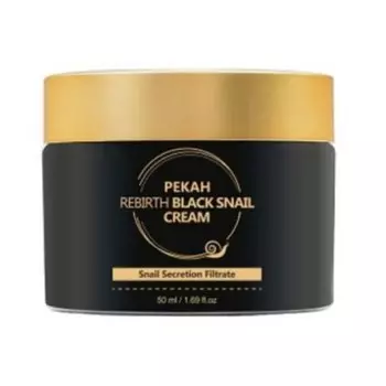 крем с муцином черной улитки pekah rebirth black snail cream