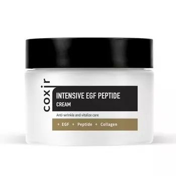 крем с пептидами и egf для регенерации кожи coxir intensive egf peptide cream