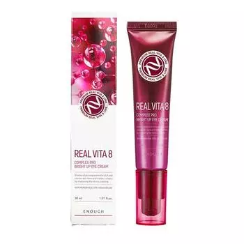 крем с витаминами для кожи вокруг глаз enough premium real vita 8 complex pro bright up eye cream