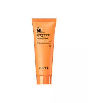 крем солнцезащитный для лица и тела the saem eco earth power face &amp; body waterproof sun block spf50+ pa+++