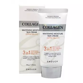 крем солнцезащитный enough 3 in 1 collagen sun cream