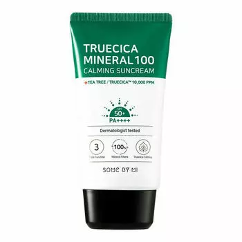 крем солнцезащитный some by mi truecica mineral 100 calming suncream spf 50pa++++