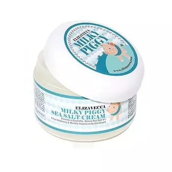 крем увлажняющий омолаживающий с морской солью elizavecca milky piggy sea salt cream