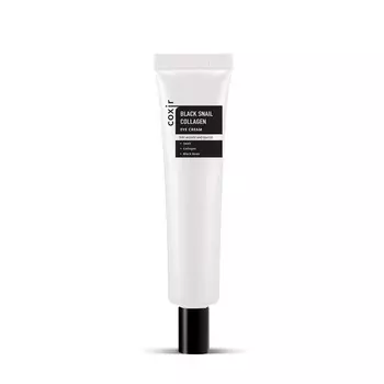крем вокруг глаз против морщин с коллагеном и муцином черной улитки coxir black snail collagen eye cream