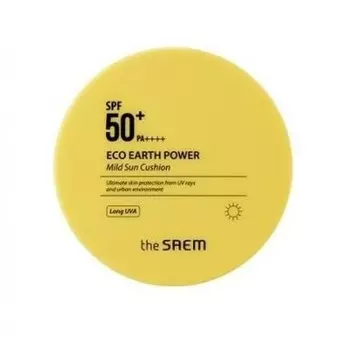 кушон солнцезащитный the saem eco earth power mild sun cushion