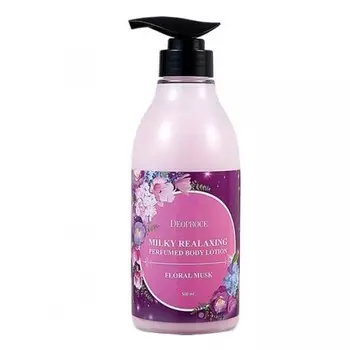 лосьон для тела deoproce milky relaxing body lotion floral musk