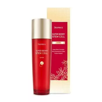 лосьон со стволовыми клетками и ягодным комплексом deoproce super berry stem cell lotion