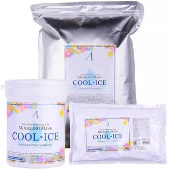маска альгинатная охлаждающим и успокаивающим эффектом anskin cool-ice modeling mask