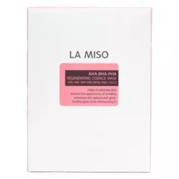 маска ампульная обновляющая с кислотами la miso regenerating essence mask