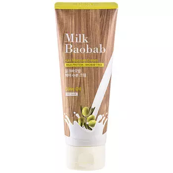 маска для кончиков волос кремовая несмываемая milkbaobab hair moisture cream pack