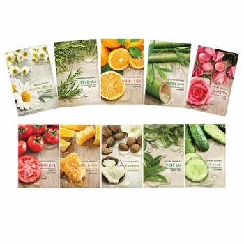 маска для лица листовая nature republic real nature mask sheet