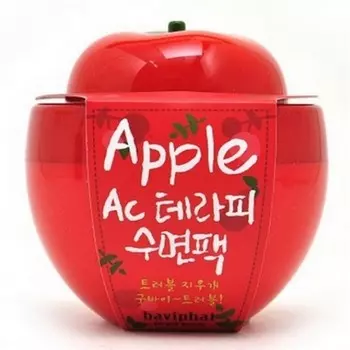 маска для лица с экстрактом яблока baviphat apple ac therapy sleeping pack