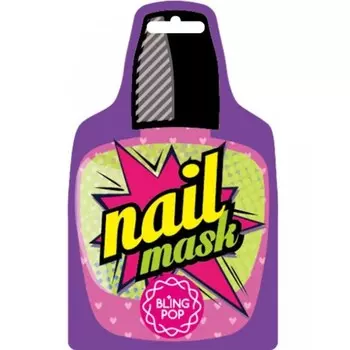 маска для ногтей с маслом ши bling pop shea butter healing nail pack