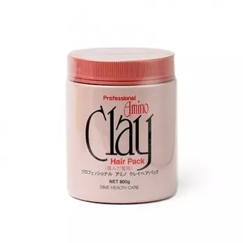 маска для поврежденных волос с аминокислотами dime professional amino clay pack