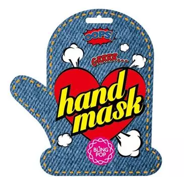 маска для рук с маслом ши bling pop shea butter healing hand mask