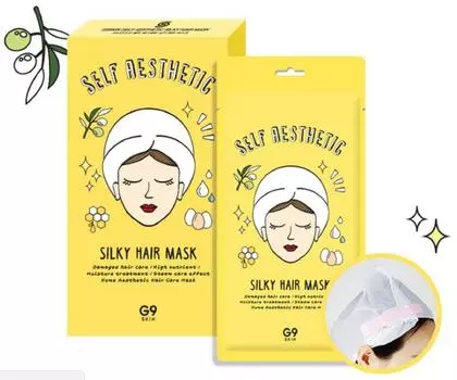 маска для волос berrisom g9 self aesthetic silky hair mask
