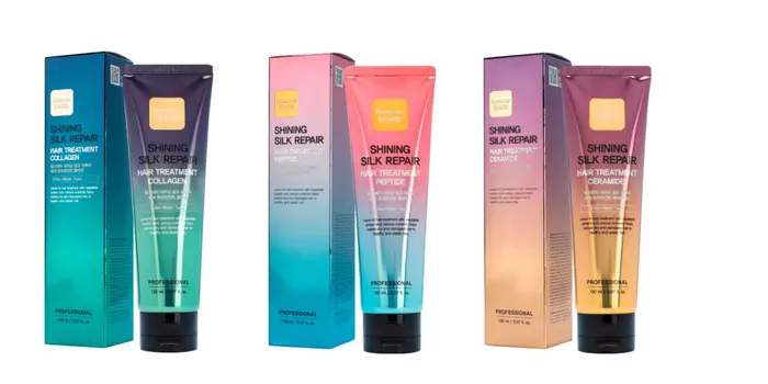 маска для волос farmstay shining silk repair hair treatment
