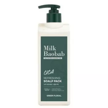 маска для волос milkbaobab cica refreshing scalp pack
