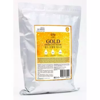 маска моделирующая (альгинатная)с частицами золота la miso gold modeling mask