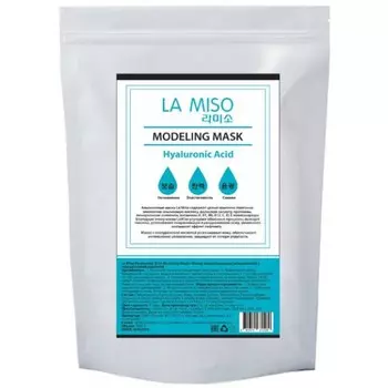 маска моделирующая (альгинатная) с гиалуроновой кислотой la miso hyaluronic acid modeling mask