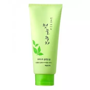 маска-пленка для лица очищающая welcos green tea purifying peel off pack
