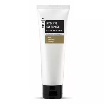 маска с пептидами и egf для регенерации кожи coxir intensive egf peptide cream mask pack