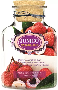 маска тканевая c экстрактом личи mijin junico lychee essence mask