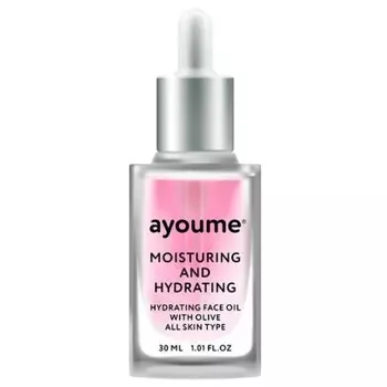 масло для лица увлажняющее ayoume moisturing &amp; hydrating face oil with olive