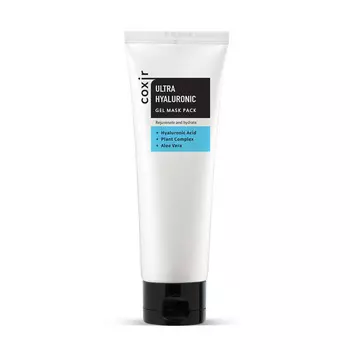 гель-маска увлажняющая с гиалуроновой кислотой coxir ultra hyaluronic gel mask pack