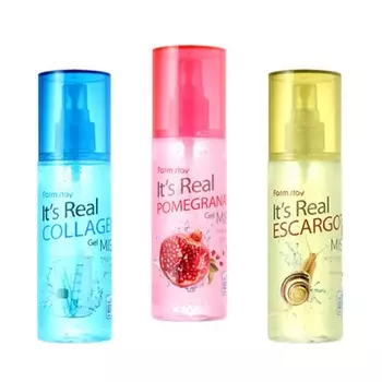 гель-мист для лица farmstay it's real gel mist