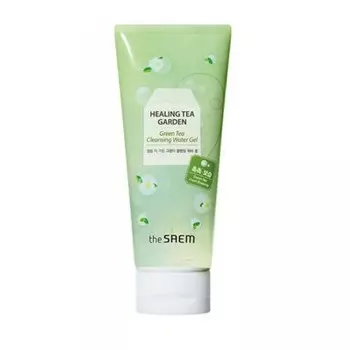 гель очищающий с экстрактом зеленого чая the saem healing tea garden green tea cleansing water gel