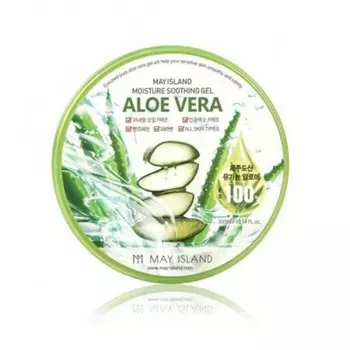 гель с экстрактом алоэ may island aloe vera 100% soothing gel